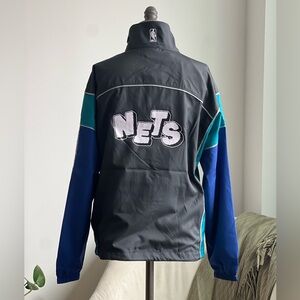 Nike Brooklyn Nets City Edition Windbreaker Jacket Womens Small Full Zip